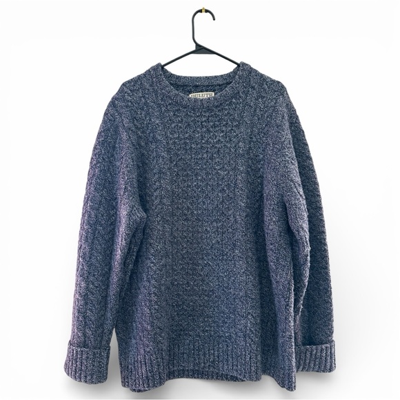 Duluth Trading Co Other - Duluth Trading Co Men's Heathered Gray 100% Wool Crewneck Sweater Large